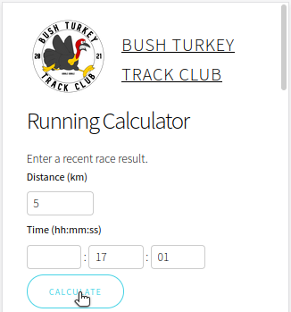 Running Calculator